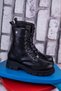 Black Daily Women's Boots Non-Slip, Non-Sound Soles - 4