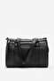 Verona Women's Shoulder Strap Handbag Real Leather Black