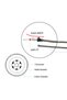 FLEOR 2PCS 22AWG Vintage Guitar Metal Braided Push Back Hook Up Wire Single Conductor Guitar Pre-... - 2