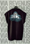 Gym Sırt Printed Zero Sleeve 100% Cotton Sports Tshirt