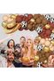 Other As picture 109PCS Western Cowboy-Themed Party Balloon Set, with Skin Khaki, Coffee and Gold Ba - 4