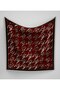 Houndstooth Geometric Sports Pattern Sparkly Crystal Scarf - 2