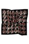 Houndstooth Geometric Sports Pattern Sparkly Crystal Scarf - 2
