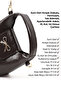 Crinkled Textured Brown Shk214 Single Compartment with Bow Detail, Snap Fasteners, Cross Straps for Hand, Arm and Shoulder - 6