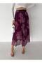 Shawl Patterned Midi Skirt - 3