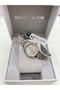 Rose Silver Double Color Stone Dial Wrist Watch - 3
