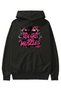 Gym, Sports, Fitness 16 Pre-Printed Black Hoodie Oversize Hooded Sweatshirt Men Women - 2