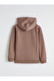 Lcw Kids Beige Hooded Boys' Thick Sweatshirt W5Od22Z4 - 5
