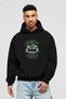 Gym, Sports, Fitness 89 Pre-Printed Black Hoodie Oversized Hooded Sweatshirt for Men and Women