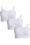 Seamless Stitch-Free Thin Strap Basic Bustier Bra 3-Piece Advantage Package