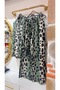 Leopard Patterned Linen Double Set - 3