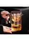 Borosilicate Glass Magic Teapot 720ml Acacia Teapot and 2 Cups Herbal Tea Brewing Set - 3