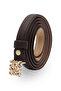 Noir Signature Slim Leather Belt