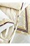 White Cotton Linen Colorful Tasseled Double Duvet Cover Set - 6
