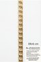Steel Italian Noa Chain Necklace 6 mm Gold Color |   Non-Tarnishing, Women'S, 2-Year Warranty - 2