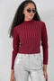 Stoned Burgundy Women's Blouse 922 - 3