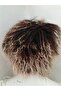Unisex Genuine Sheepskin Mohair Beret Hat, Ankara Mohair - 7