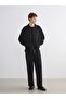 Xside Black Comfortable Fit Suede Men's Jacket - 2