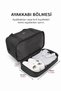 Multi-Compartment Hanging Suitcase with Shoe Compartment Travel Vacation Sports Hospital Bag Carry-On Luggage - 7
