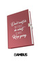 Locked Lined Hard Cover 160 Pages Daily Memory Motivational Agenda Notebook A5 15*21 cm - 3