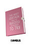 Locked Hard Cover 160 Pages Daily Memory Motivational Agenda Notebook A5 15*21 cm - 3