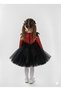 Girl's Red Sequin Tutu Dress, Girl's Birthday Dress, Girl's Holiday Dress - 2