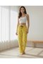 Women's Yellow Duck Patterned Pajama Bottoms, Comfortable Fit, Soft Fabric, Home Wear