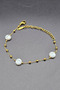 Steel Pearl Bracelet Does Not Tarnish