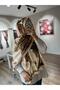 Soft Patterned Butter Shawl - 2