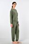 Women's Crew Neck Jogger Tracksuit Set - 2