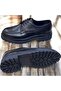 Real Leather Lace-Up New Thick-Soled Classic Model Okfort Men's Shoes - 5