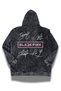 Unisex Oversized Kpop Blackpink Members Signed Back B Printed K Hooded Washed Retro Sweatshirt - 3
