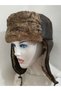 Men's 100% Leather Pilot Hat, Kalpak, Snow Hat Russian Military Model - 6