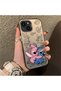 حافظة من السيليكون متوافقة مع هاتف iPhone 15 Plus/14 Plus ذات حافة صلبة ومضادة للسقوط ونمط مطرز - 5