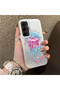 Samsung Galaxy A55 Compatible Silicone Edge Hard Back Anti-Fall Case Sponge Fish Pattern - 4