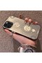 iPhone 14 Pro Max Compatible Silicone Edge Hard Back Anti-Fall Case Moon Pattern - 2