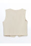 Nevavm U-Neck Linen Blend Women's Classic Vest with a Difference - 6