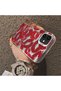 iPhone 12 Compatible Silicone Edge Hard Back Anti-Fall Lip Patterned Case - 3