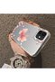 iPhone 12 Compatible Silicone Edge Hard Back Anti-Fall Butterfly Pattern Case - 3