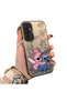 Samsung Galaxy S23 Fe Compatible Silicone Edge Hard Back Anti-Fall Stitch Patterned Case