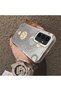 Samsung Galaxy A54 Compatible Silicone Edge Hard Back Anti-Fall Case Moon Patterned - 3