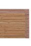 Rectangular Brown Bamboo Rug 80 x 200 cm - 4
