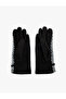 Fish Scale Pattern Gloves with Metal Accessories - 2