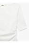 Slim Fit Cotton Boat Round Neck Half Sleeve T-Shirt - 4