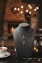 Silver Color 4 Leaf Clover Barley Chain - 3