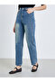 Women Wide Leg Faded Jeans - 2