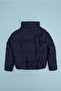 Elastic Waist Crop Girl's Puffer Jacket - 3