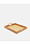 Natural Wood Square Serving Tray (Medium) - 4