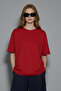 Women's 100% Organic Cotton Oversized Fit Basic Round Neck T-Shirt