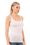 Özkan 25493 3-Pack Women's Premium Fabric Modal Cotton Stretch Fabric Tulle Piped Thick Strap Undershirt - 5